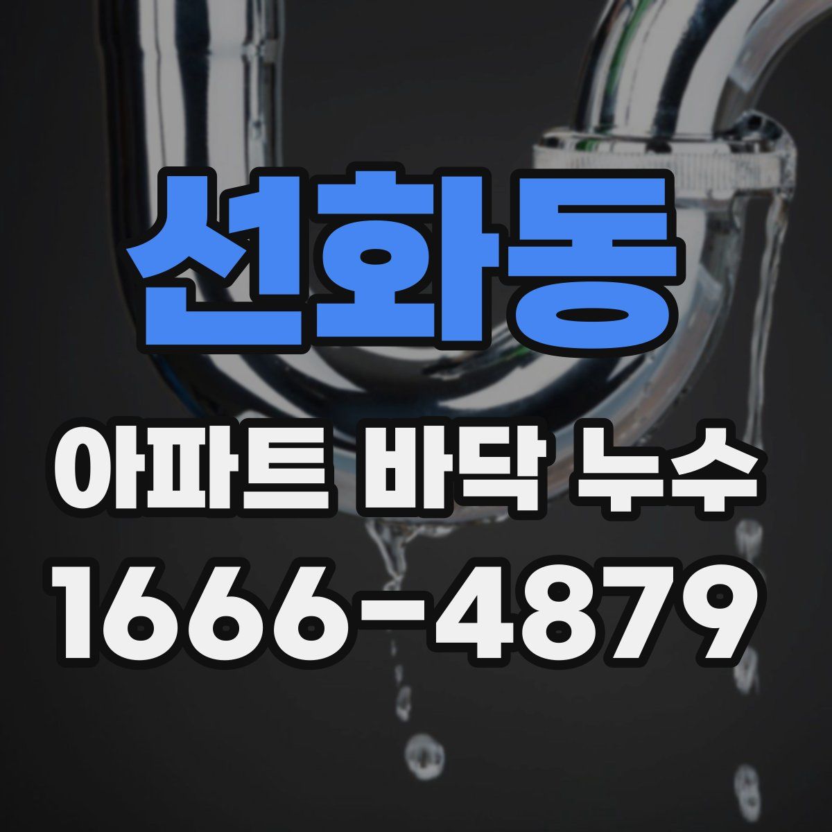 선화동 아파트 바닥 누수