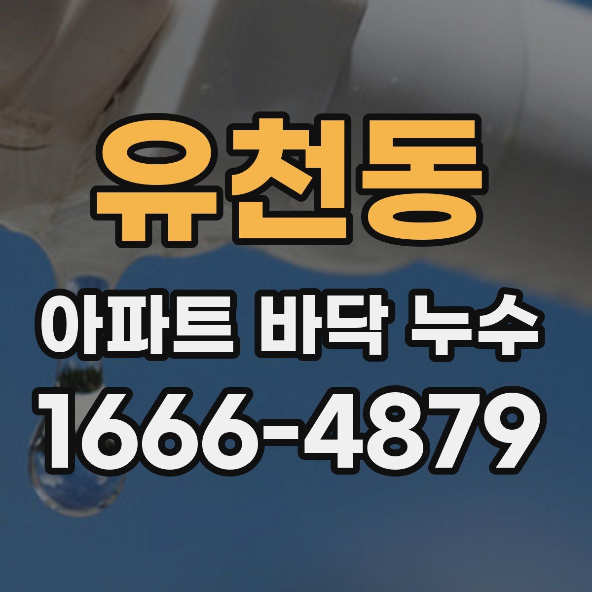 유천동 아파트 바닥 누수