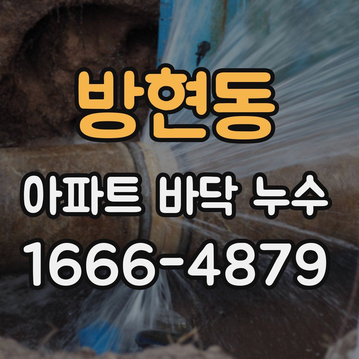 방현동 아파트 바닥 누수