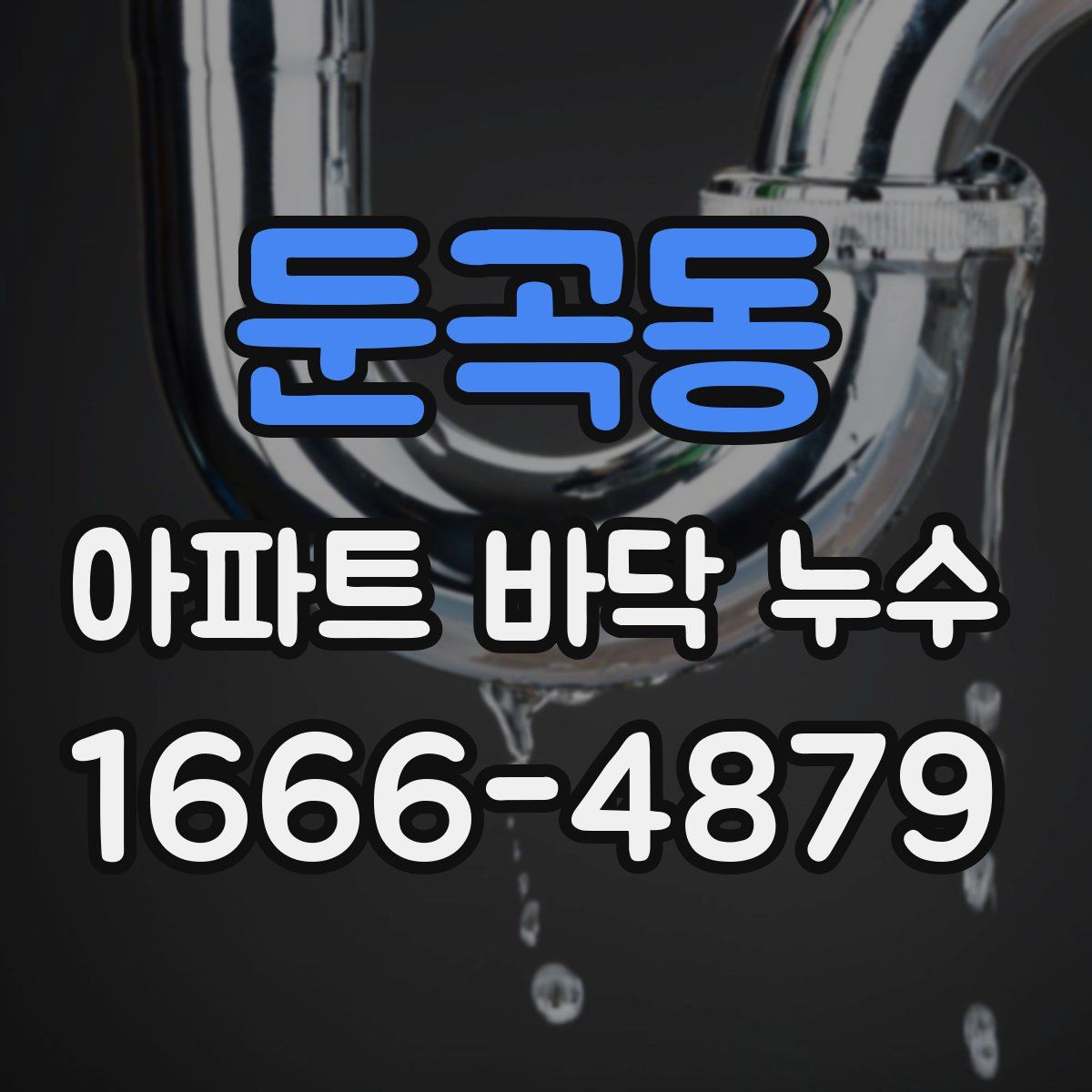 둔곡동 아파트 바닥 누수