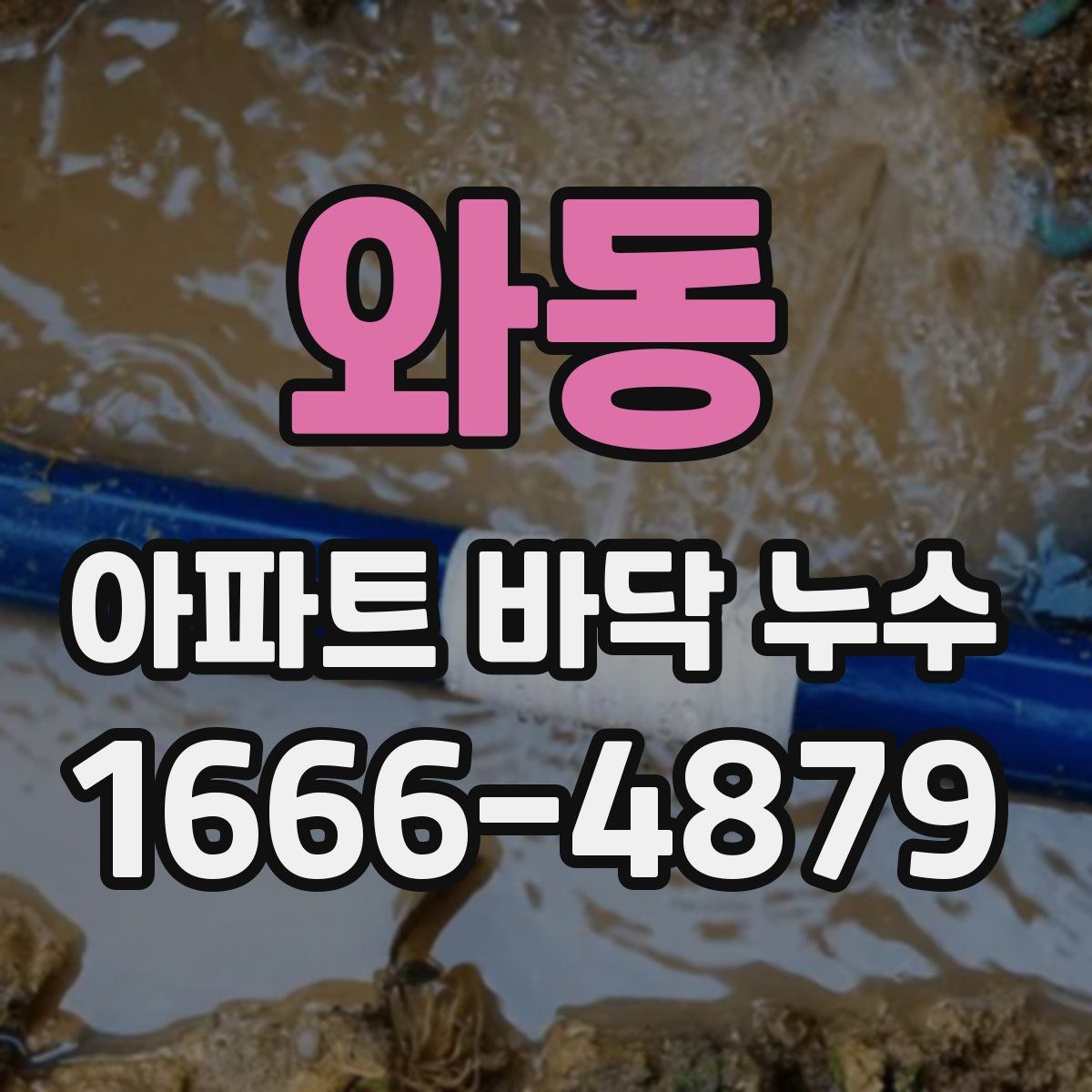 와동 아파트 바닥 누수