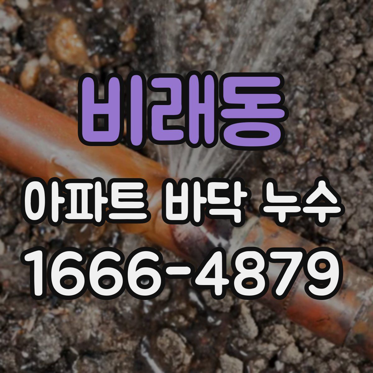 비래동 아파트 바닥 누수