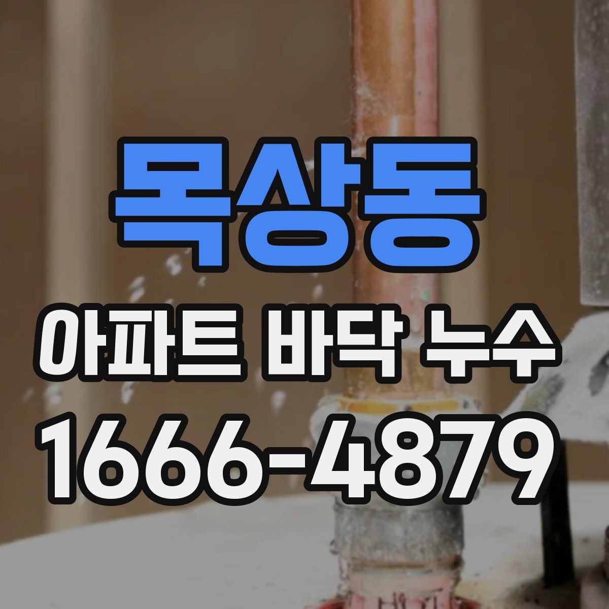 목상동 아파트 바닥 누수