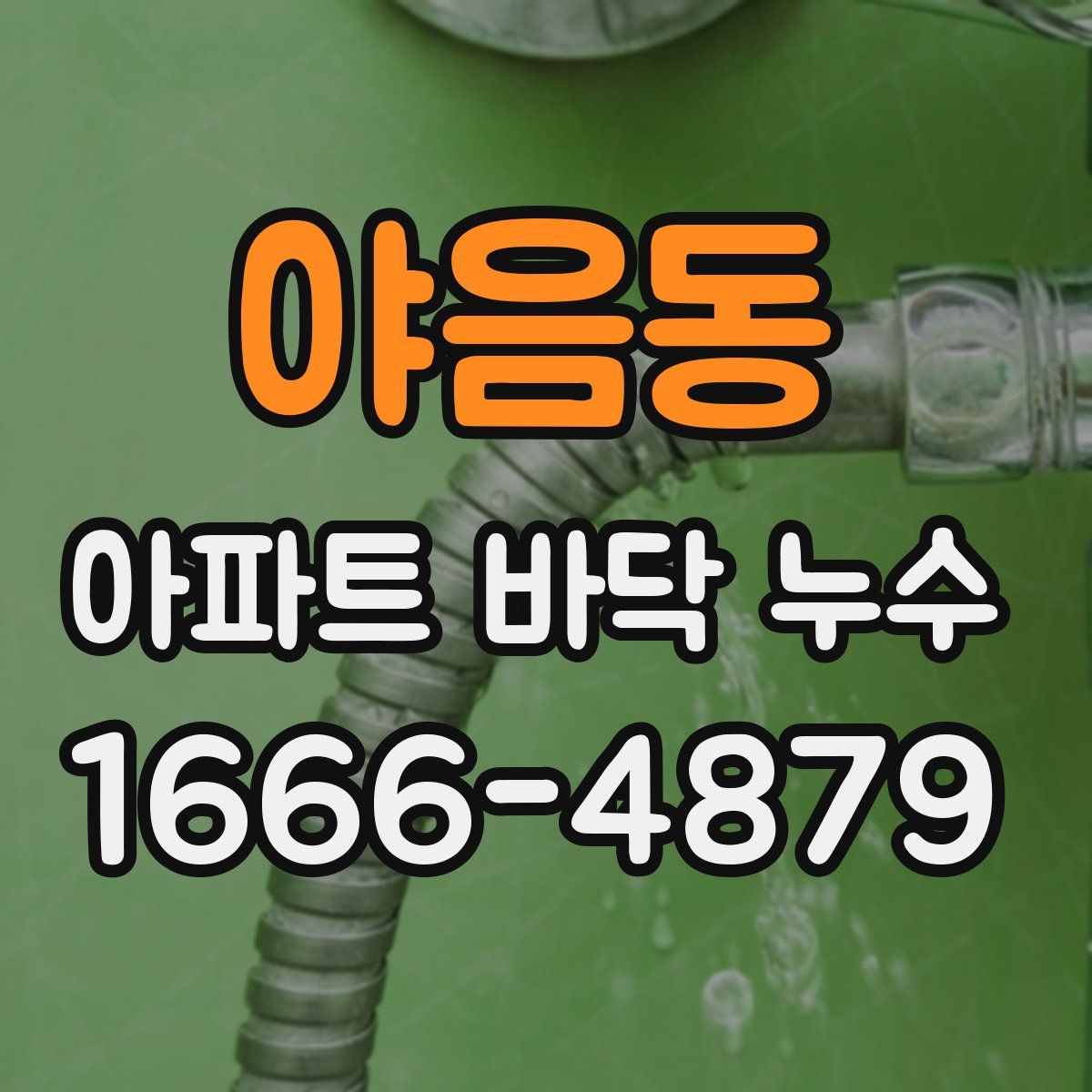 야음동 아파트 바닥 누수
