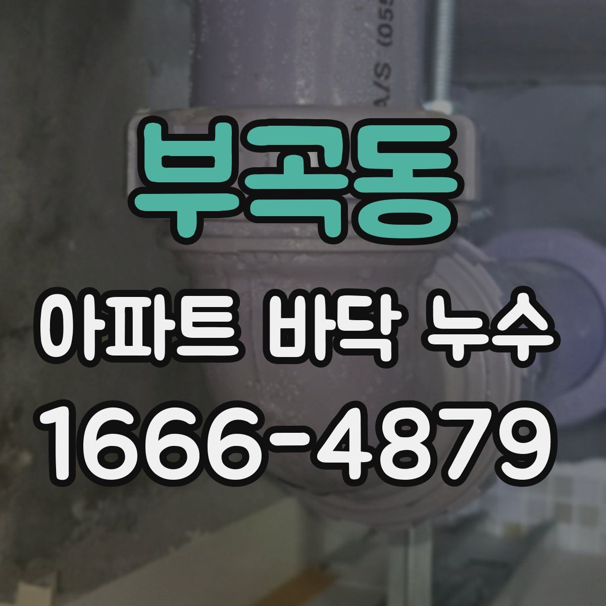 부곡동 아파트 바닥 누수