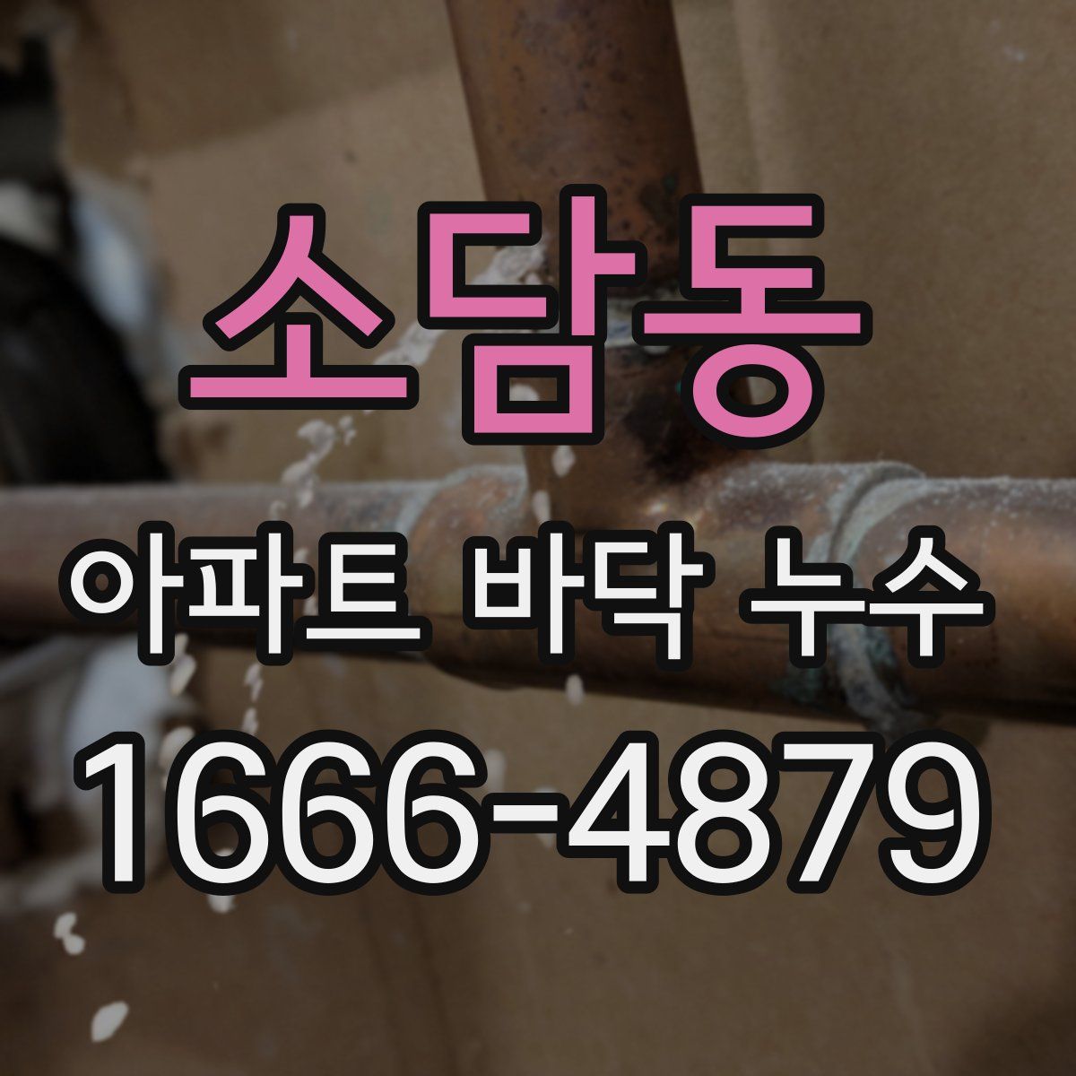 소담동 아파트 바닥 누수