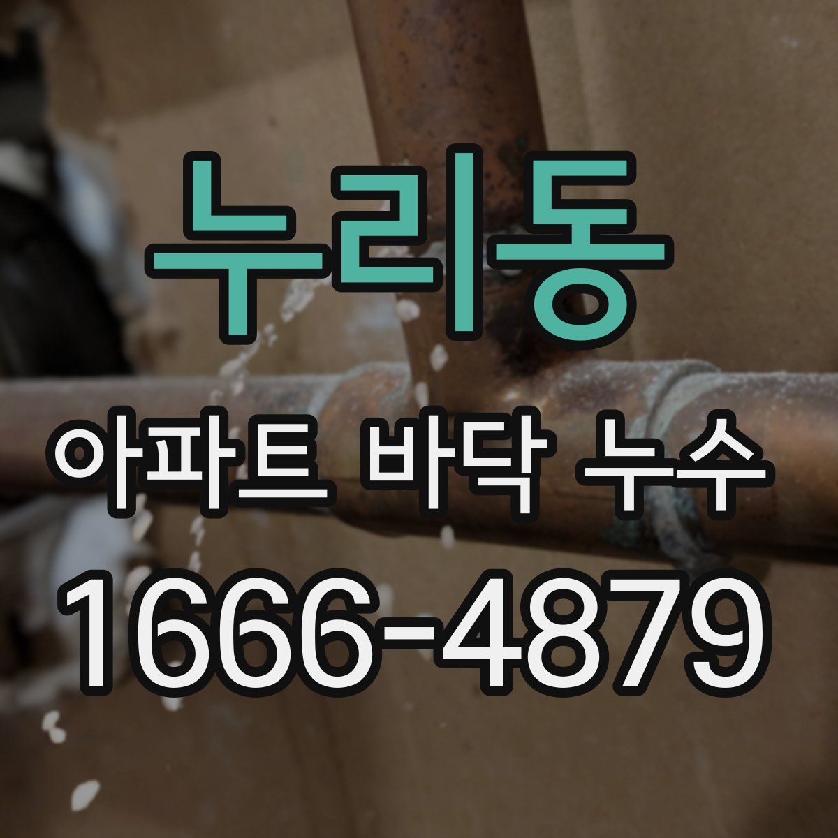 누리동 아파트 바닥 누수