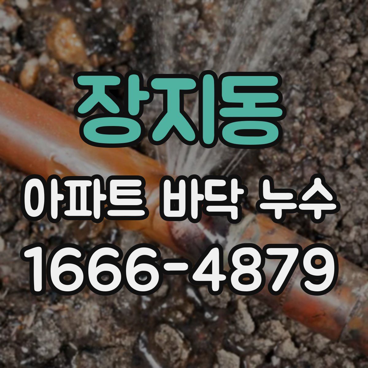 장지동 아파트 바닥 누수