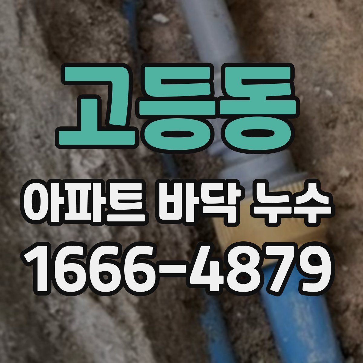 고등동 아파트 바닥 누수