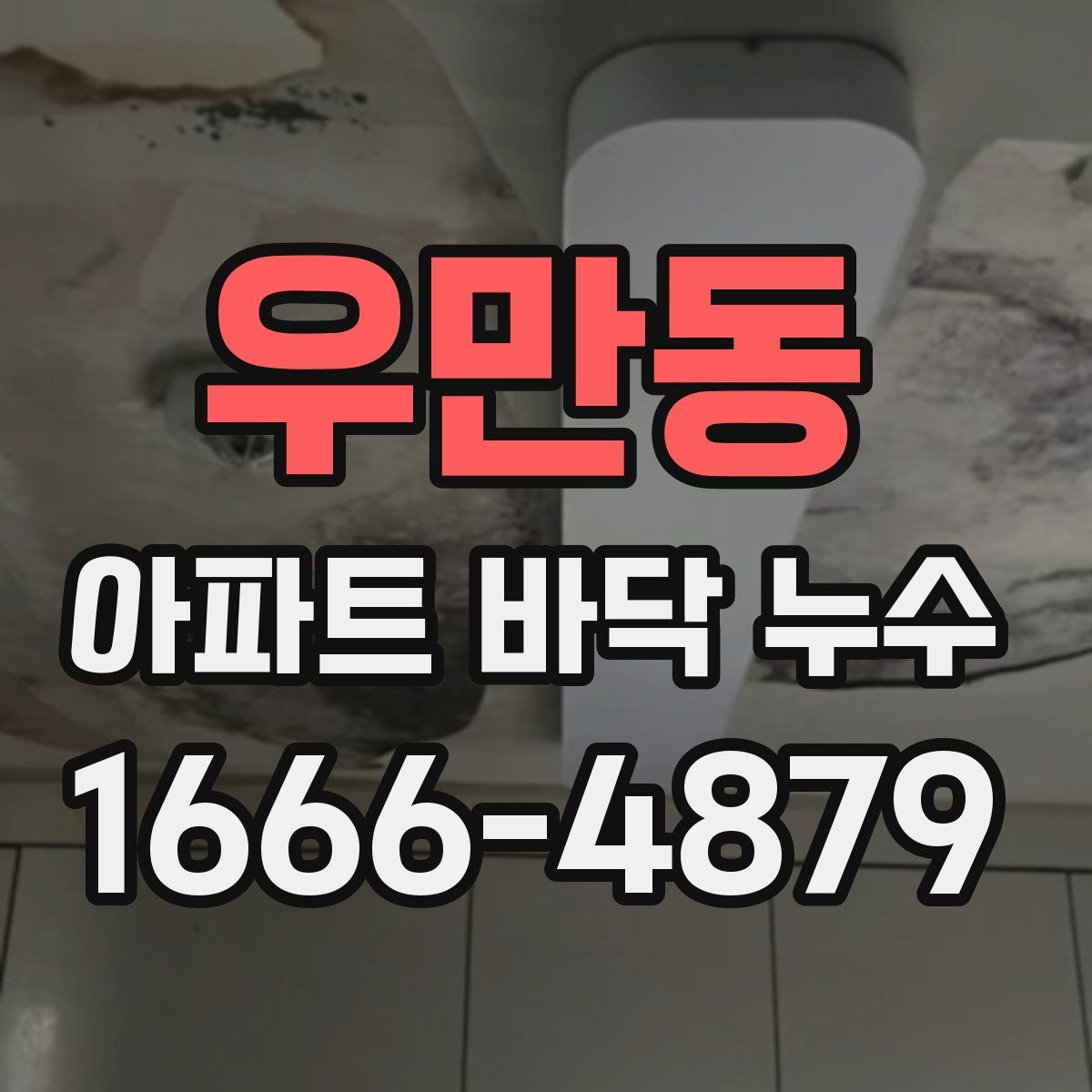 우만동 아파트 바닥 누수