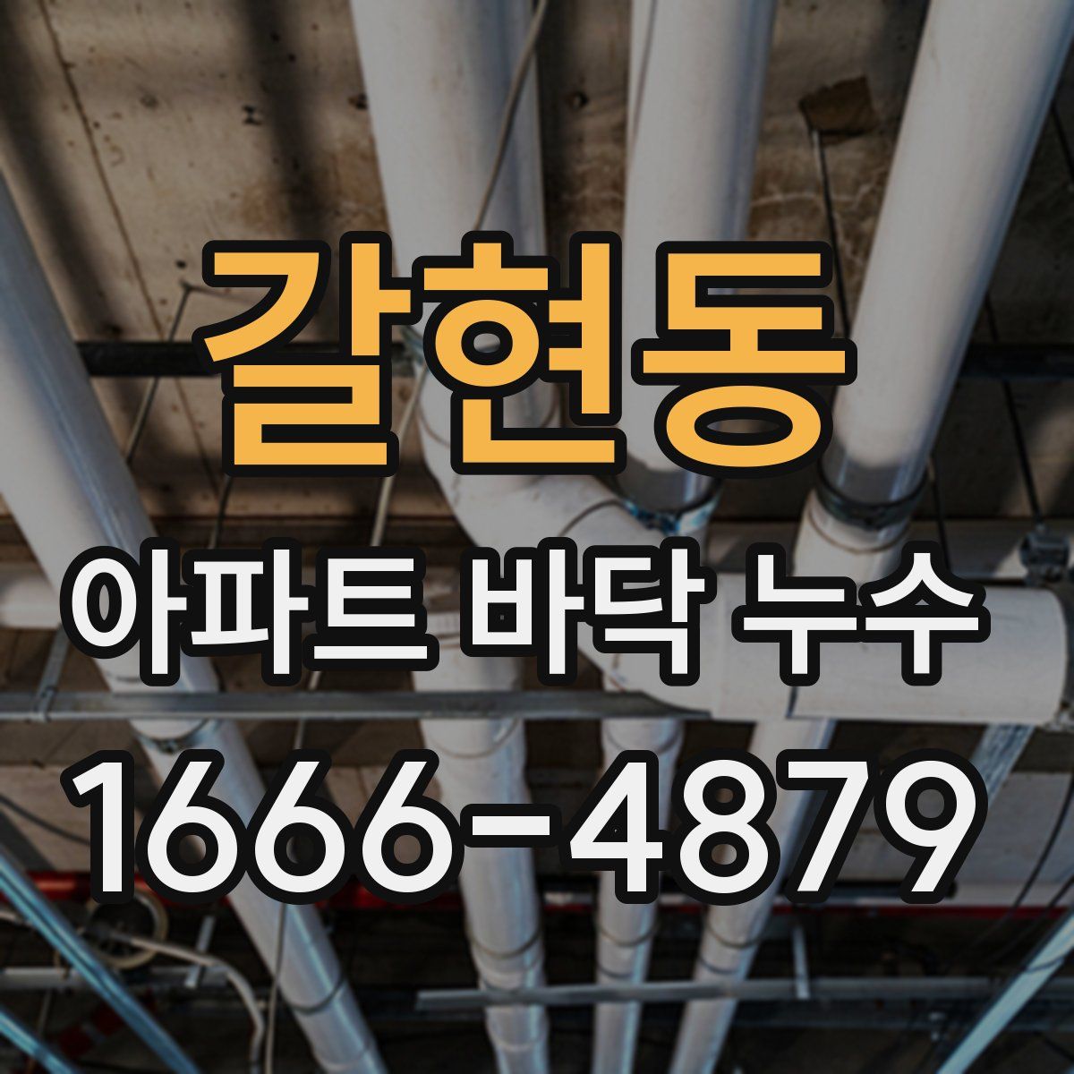 갈현동 아파트 바닥 누수