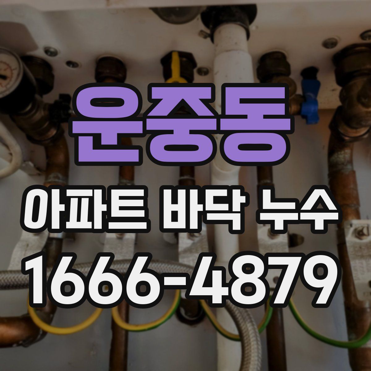 운중동 아파트 바닥 누수