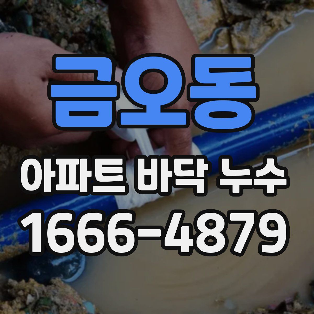 금오동 아파트 바닥 누수