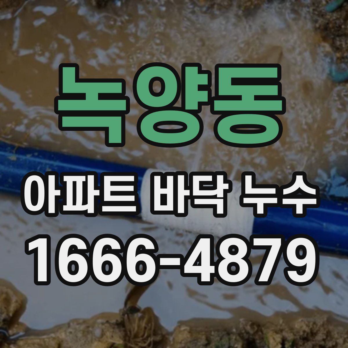 녹양동 아파트 바닥 누수