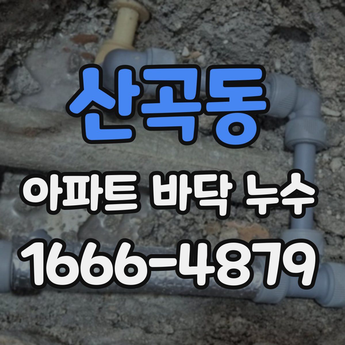 산곡동 아파트 바닥 누수