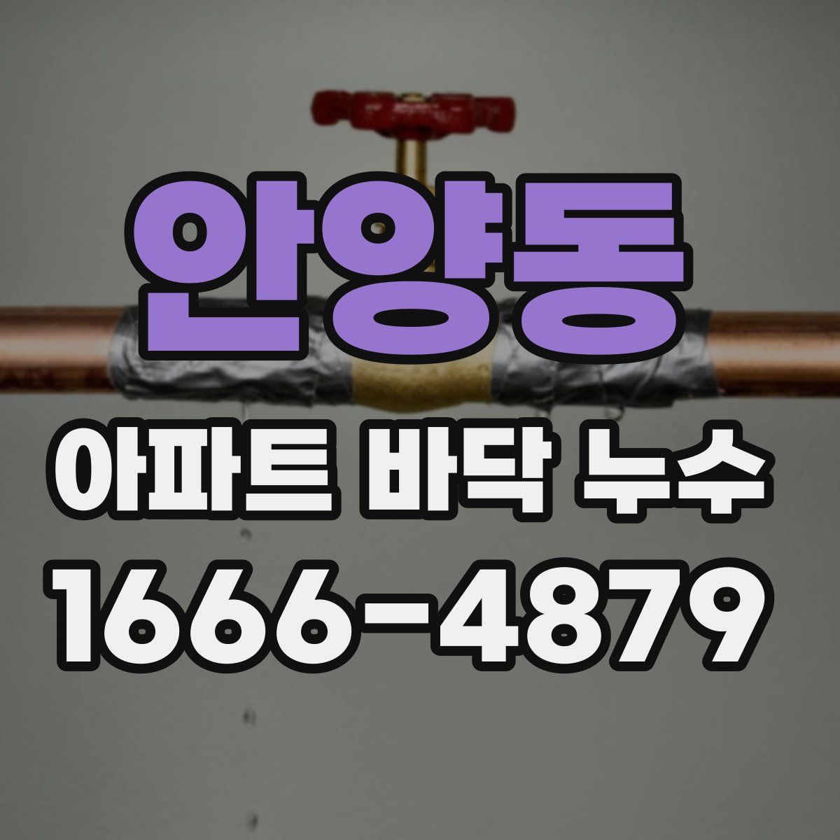 안양동 아파트 바닥 누수