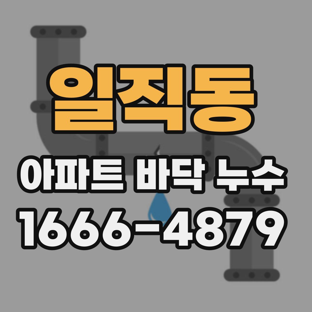 일직동 아파트 바닥 누수