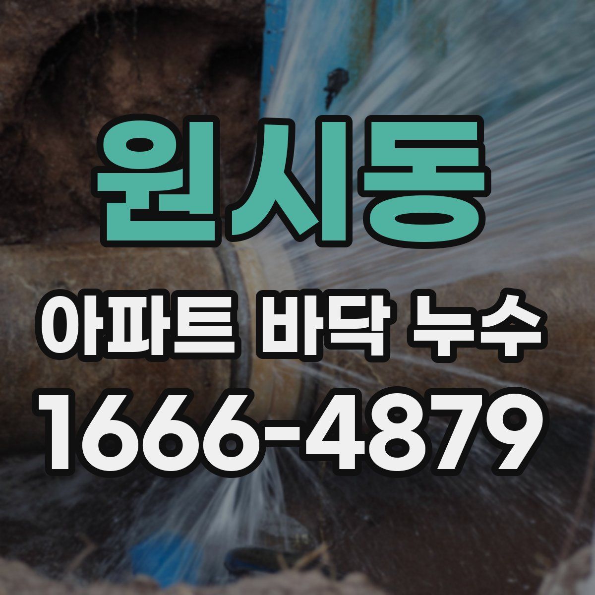 원시동 아파트 바닥 누수
