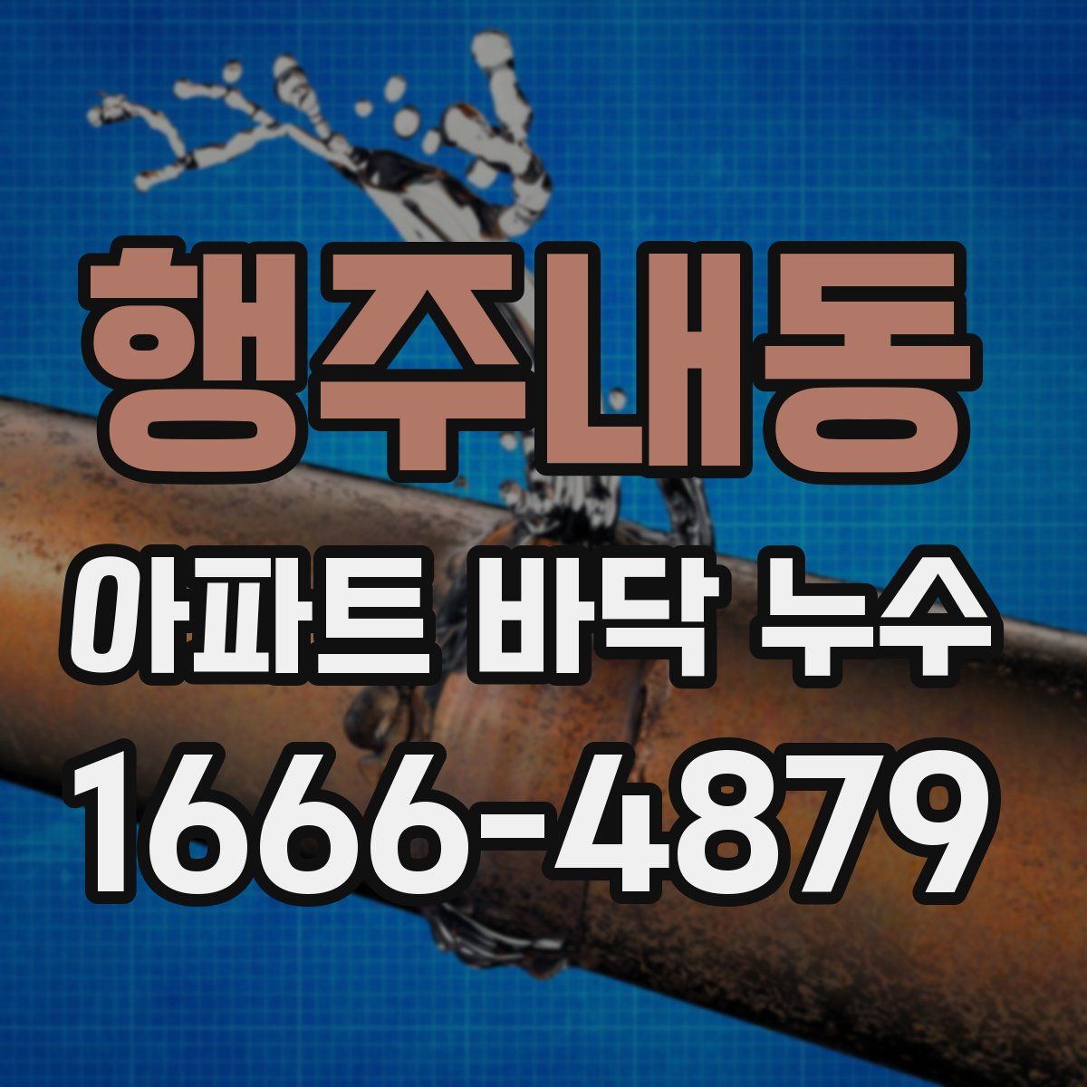 행주내동 아파트 바닥 누수
