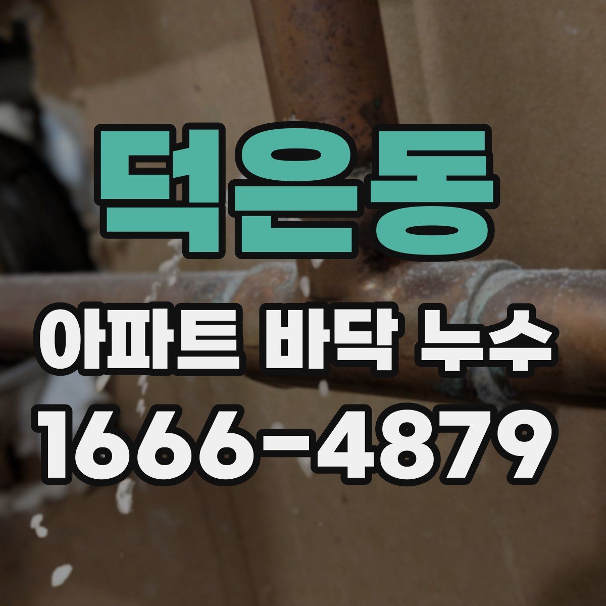 덕은동 아파트 바닥 누수