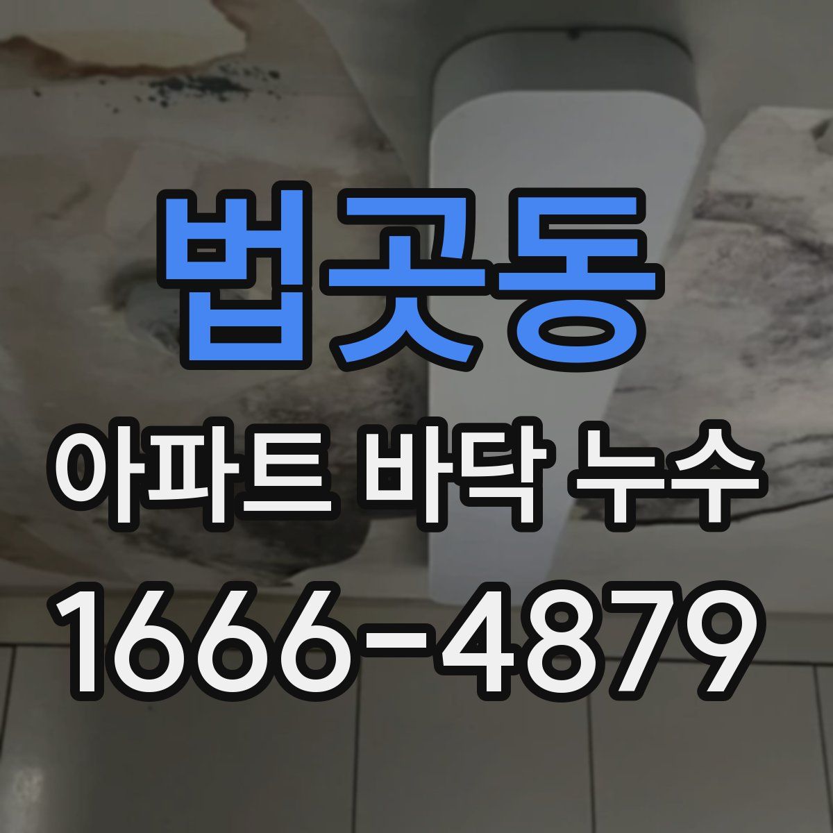 법곳동 아파트 바닥 누수