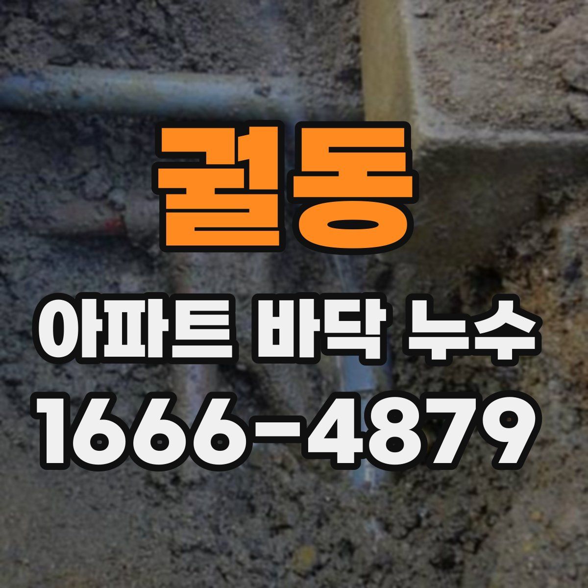 궐동 아파트 바닥 누수