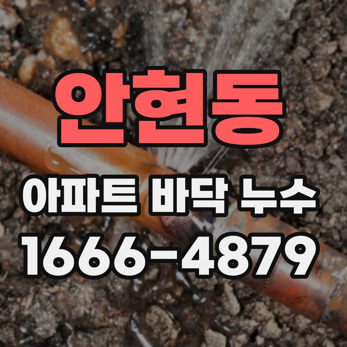 안현동 아파트 바닥 누수