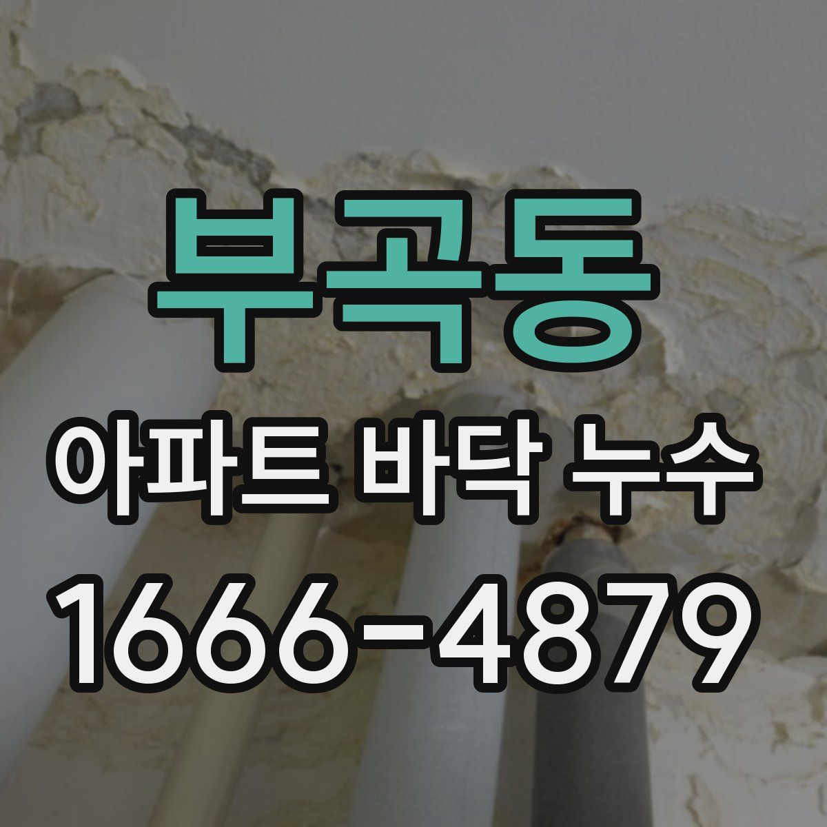 부곡동 아파트 바닥 누수