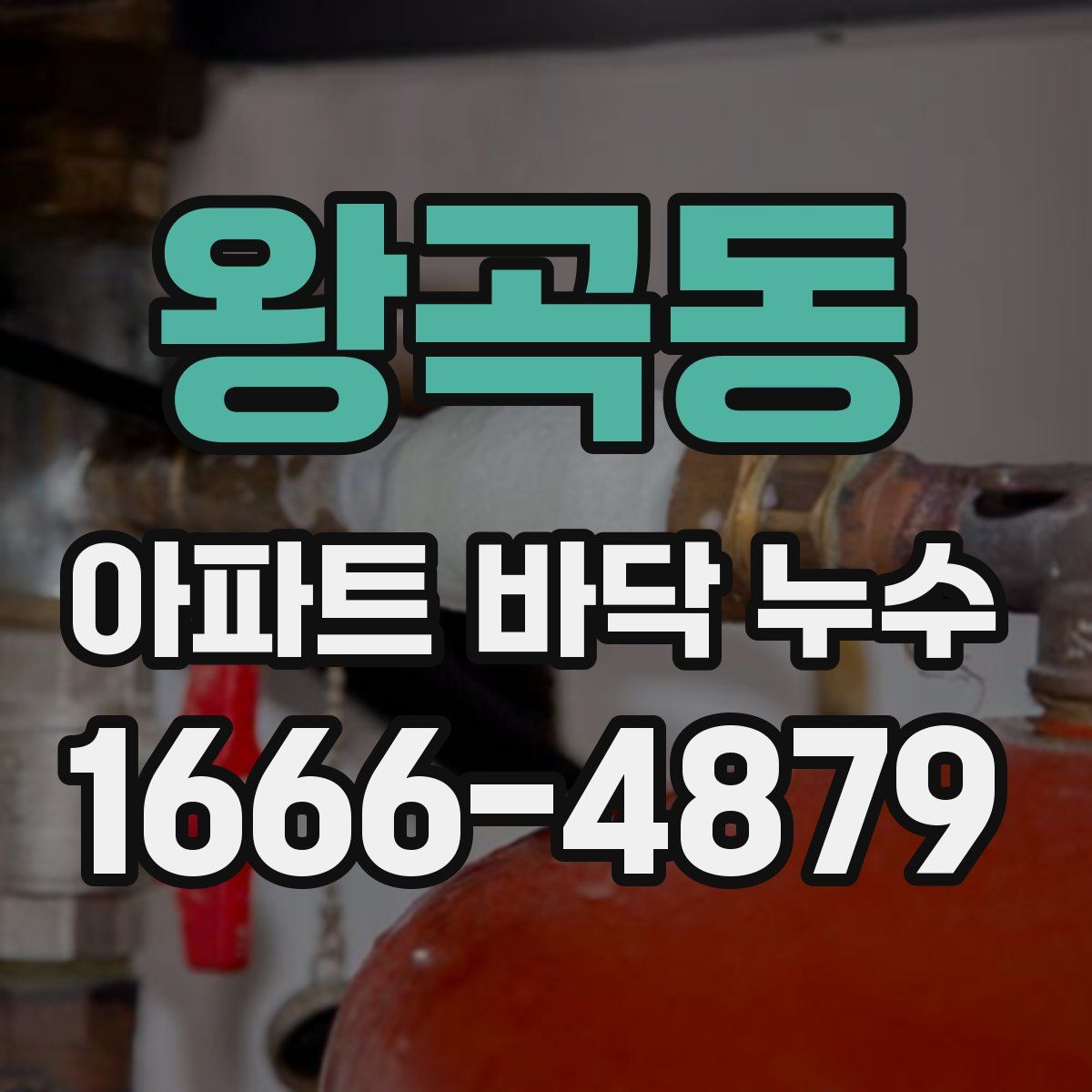 왕곡동 아파트 바닥 누수