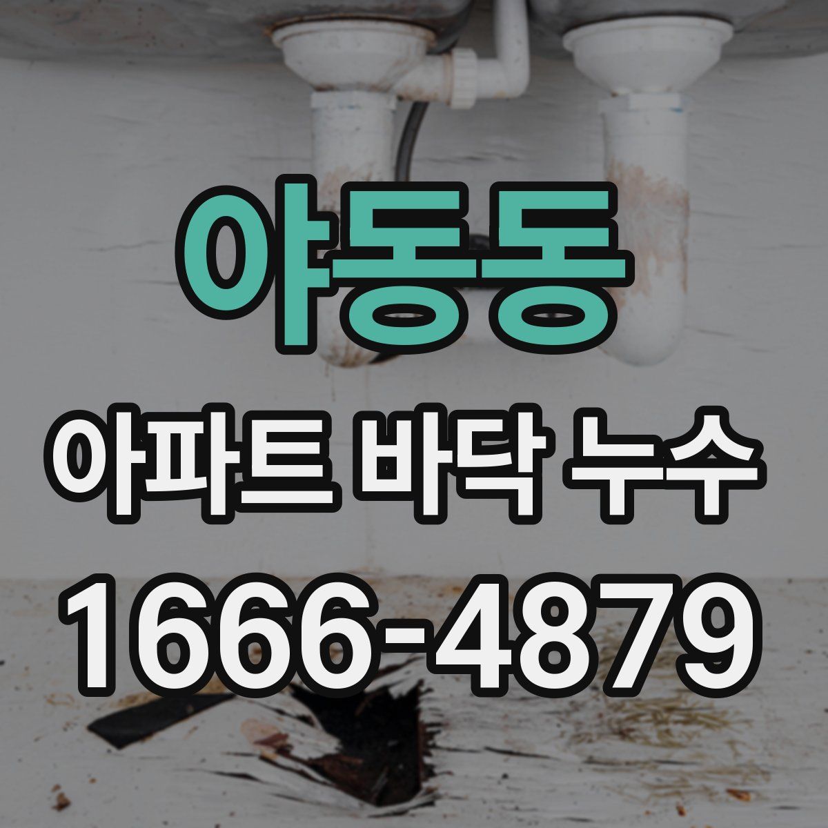 야동동 아파트 바닥 누수