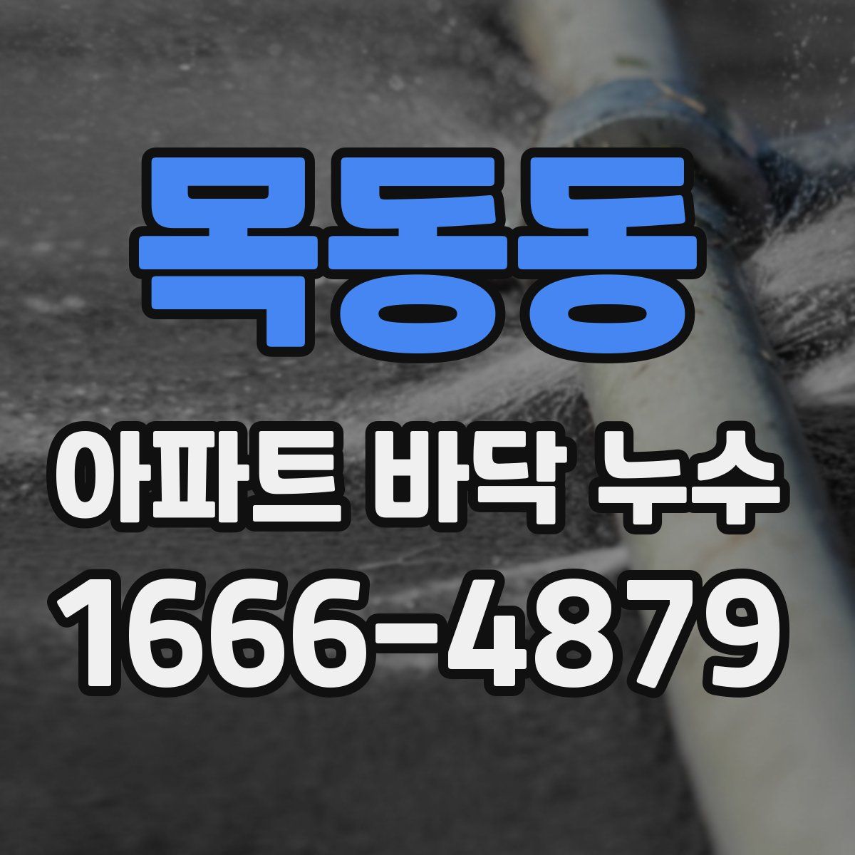 목동동 아파트 바닥 누수