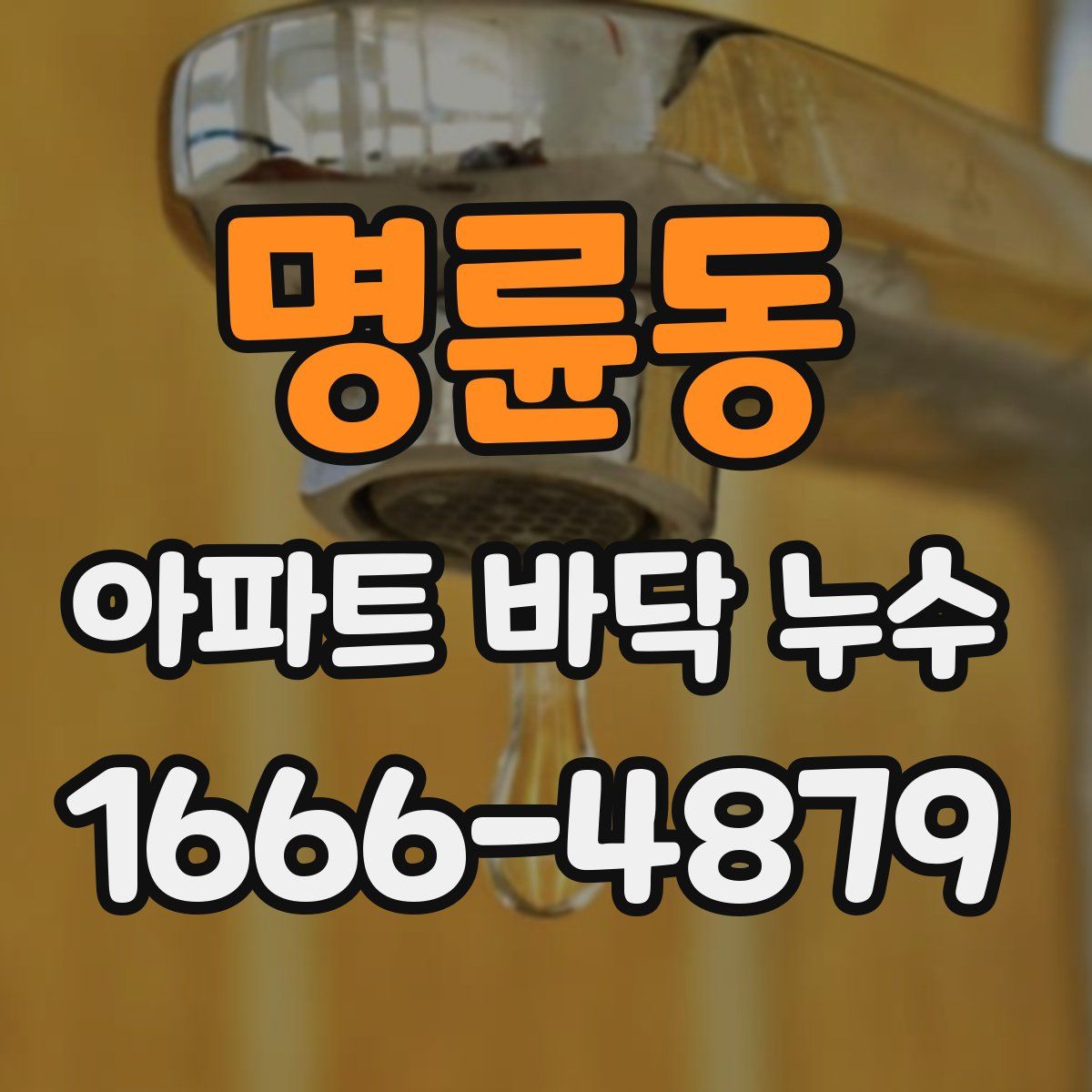 명륜동 아파트 바닥 누수