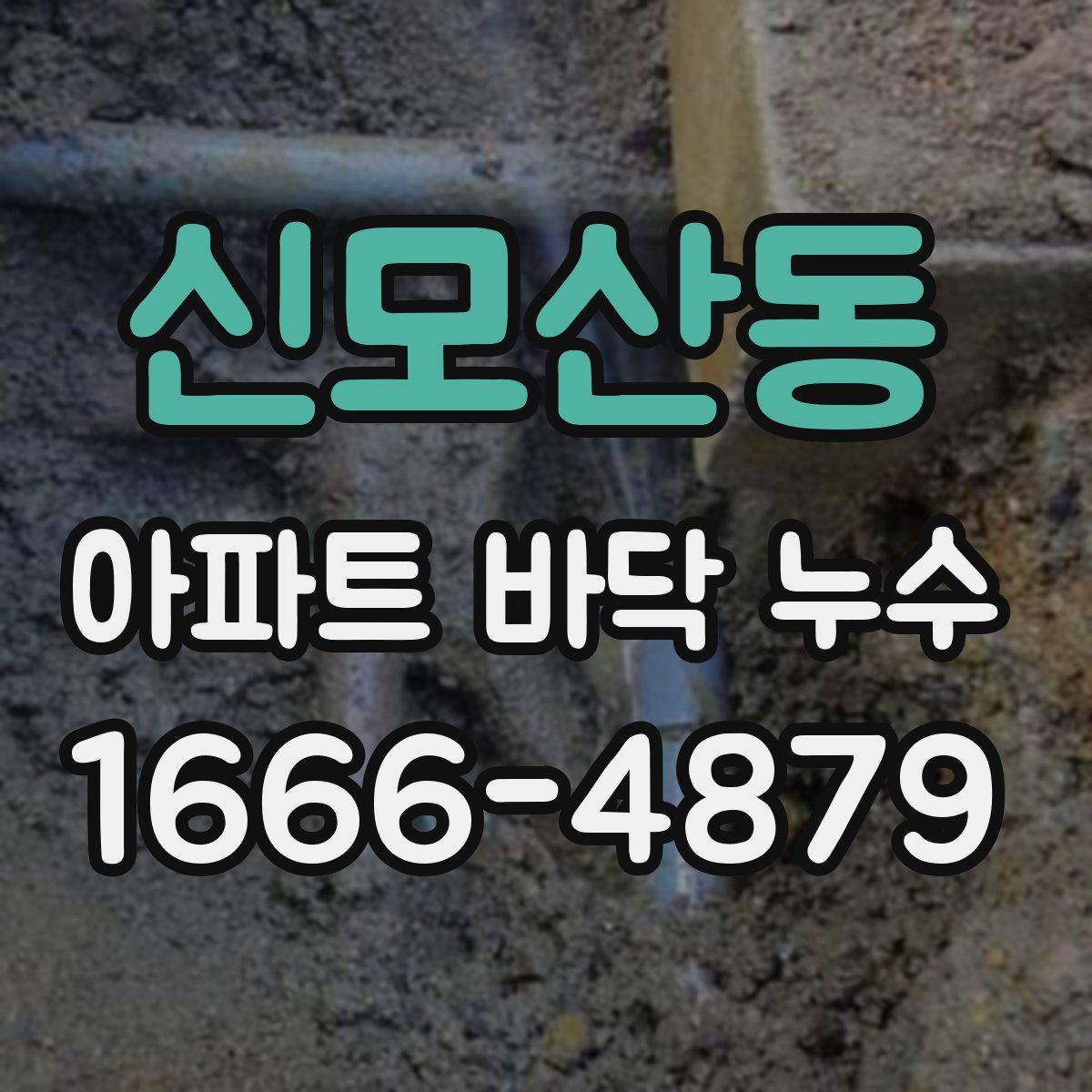신모산동 아파트 바닥 누수