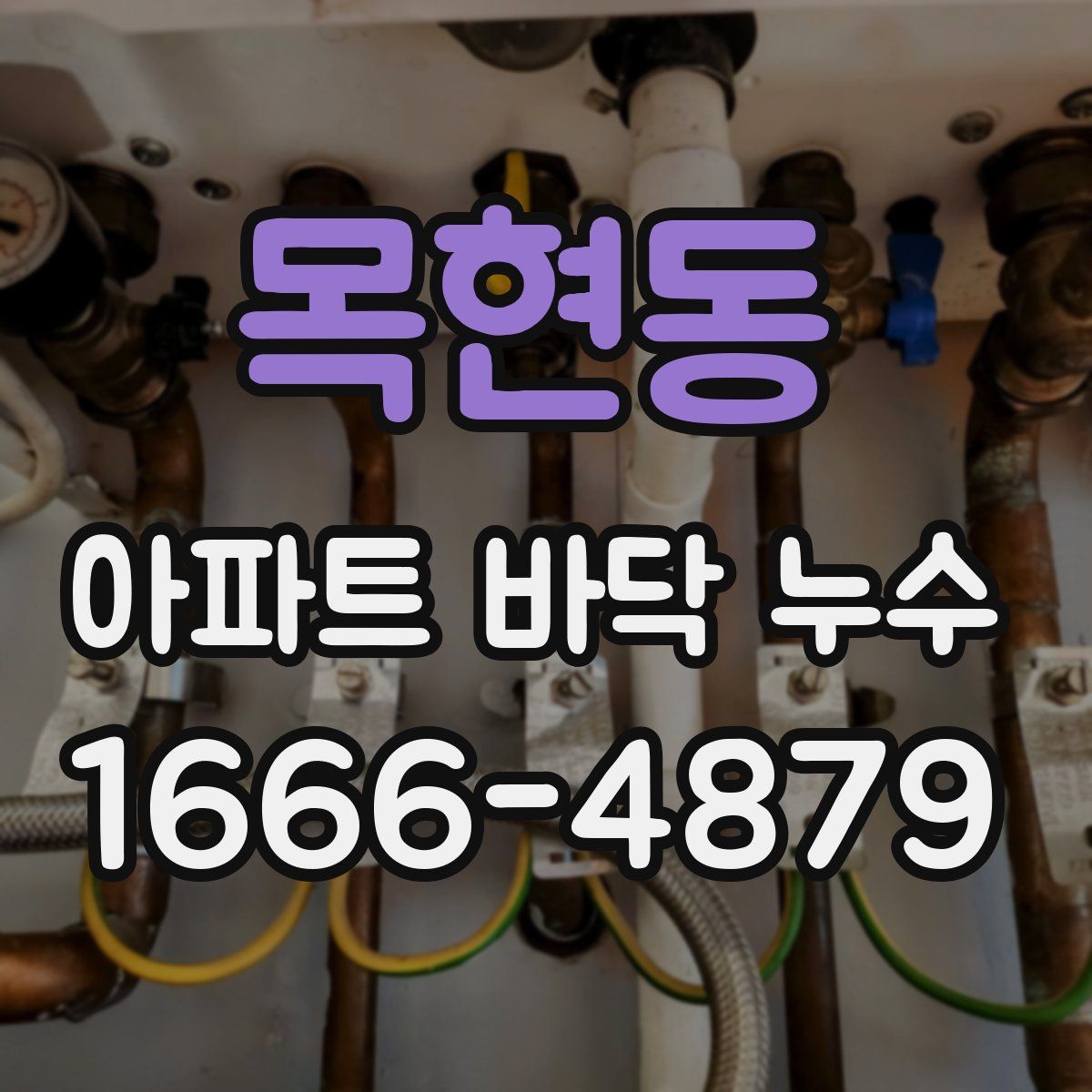 목현동 아파트 바닥 누수