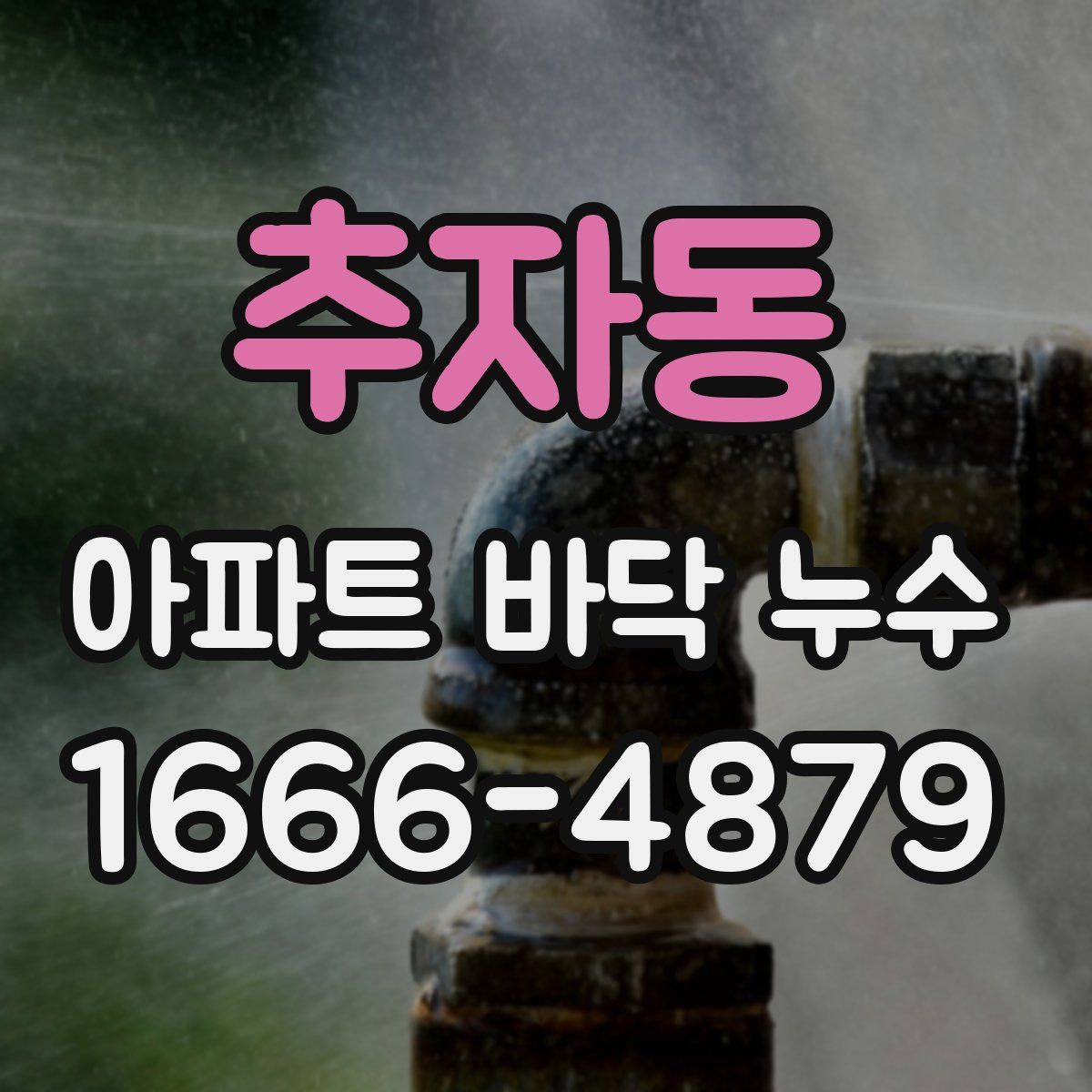 추자동 아파트 바닥 누수