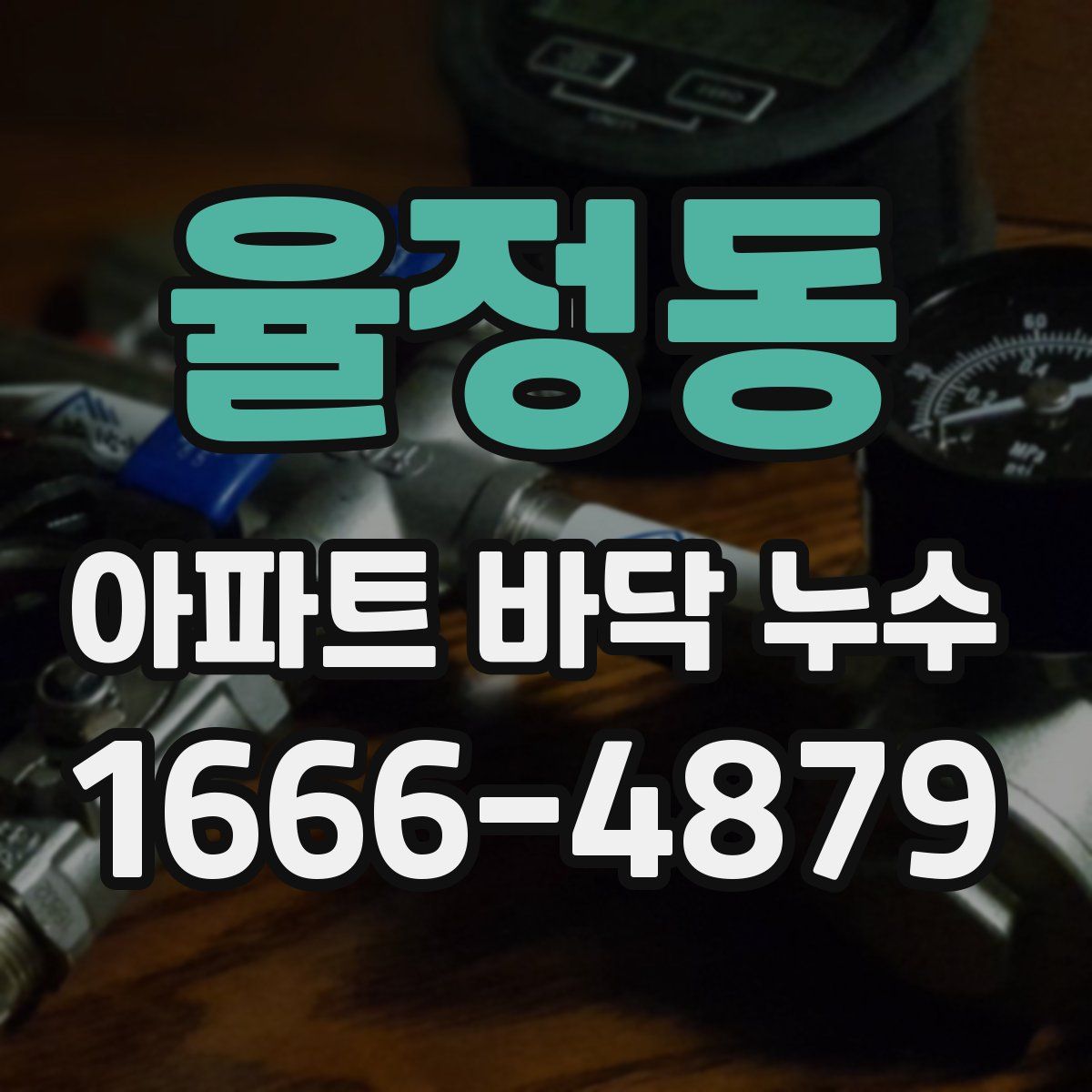 율정동 아파트 바닥 누수