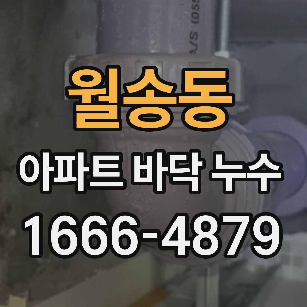 월송동 아파트 바닥 누수