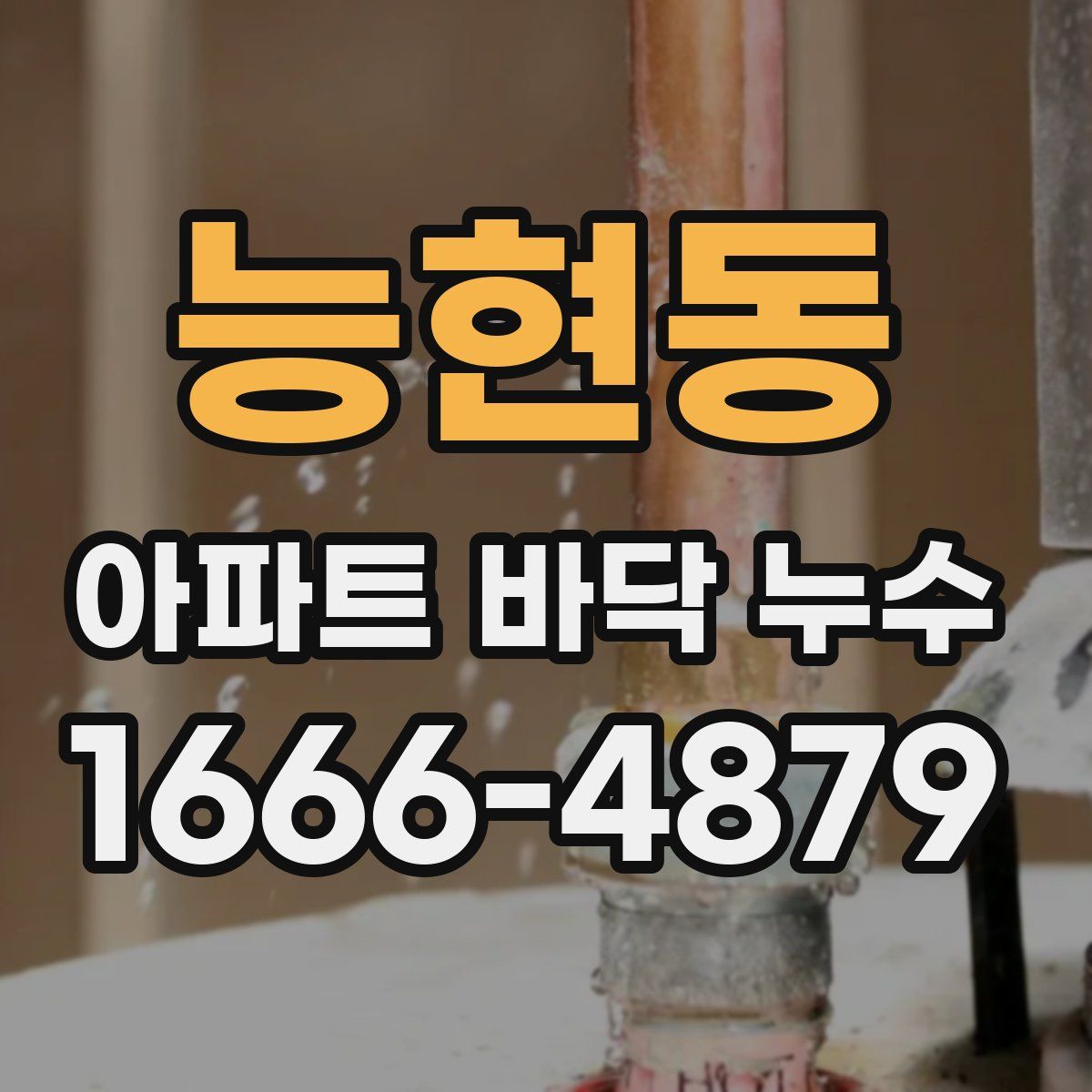 능현동 아파트 바닥 누수