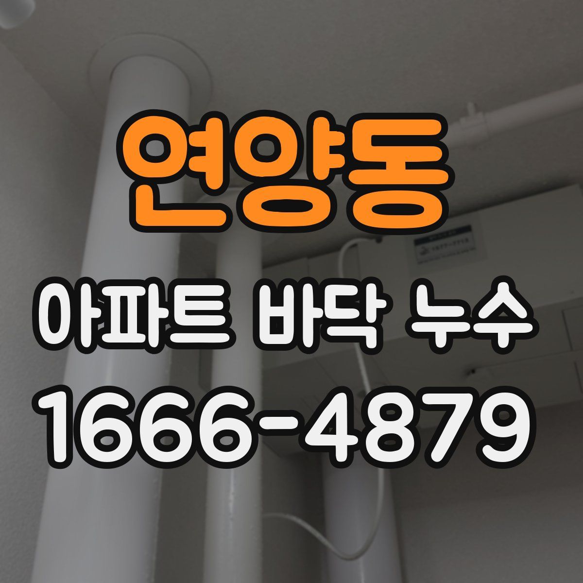 연양동 아파트 바닥 누수