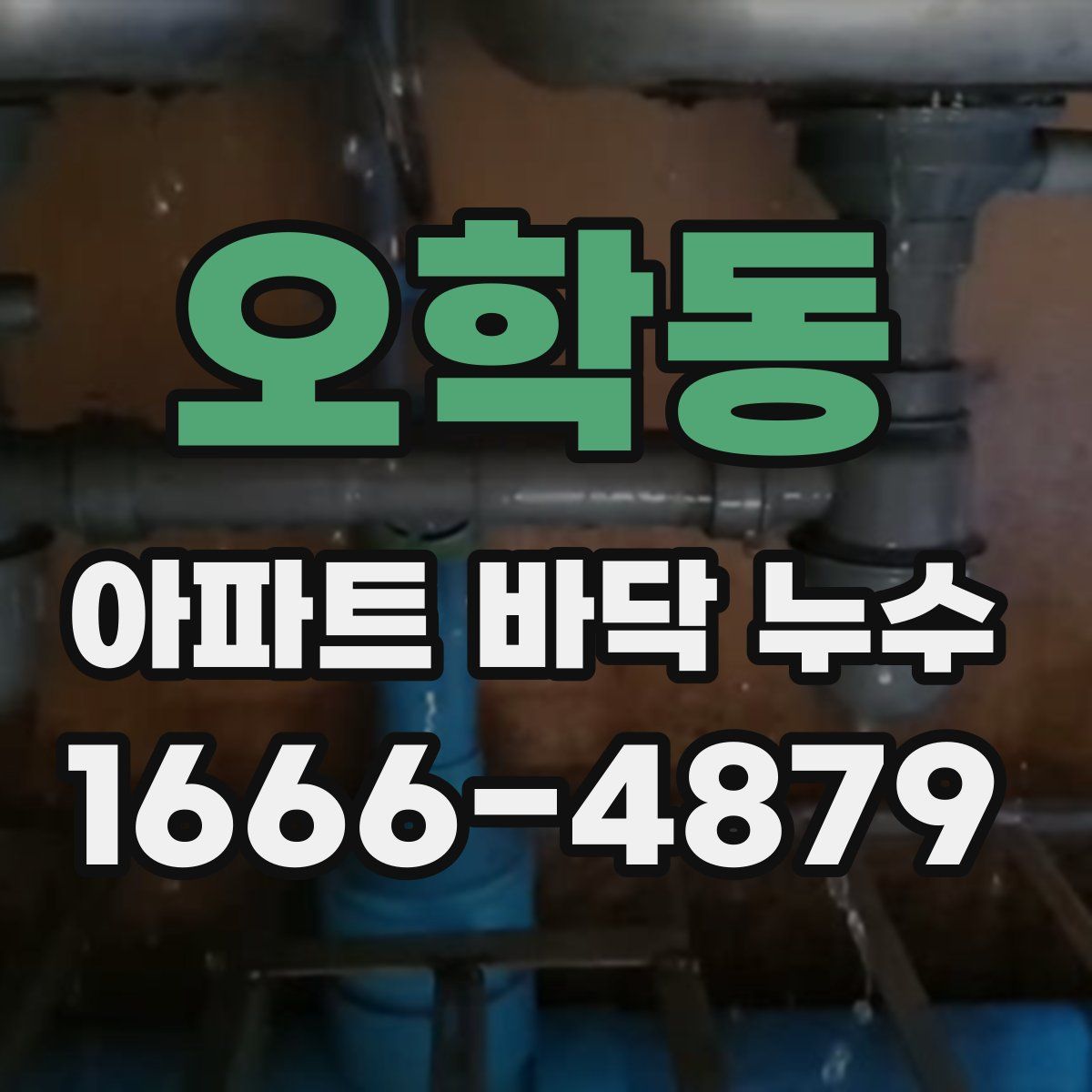 오학동 아파트 바닥 누수