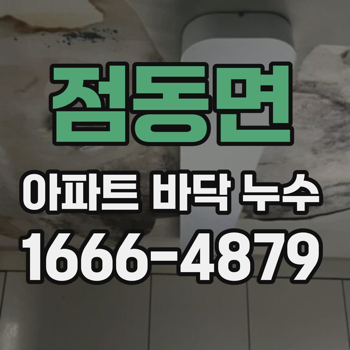 점동면 아파트 바닥 누수