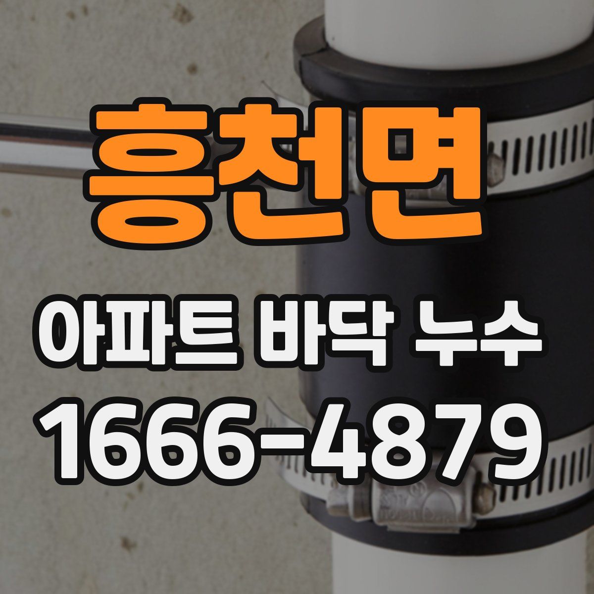 흥천면 아파트 바닥 누수