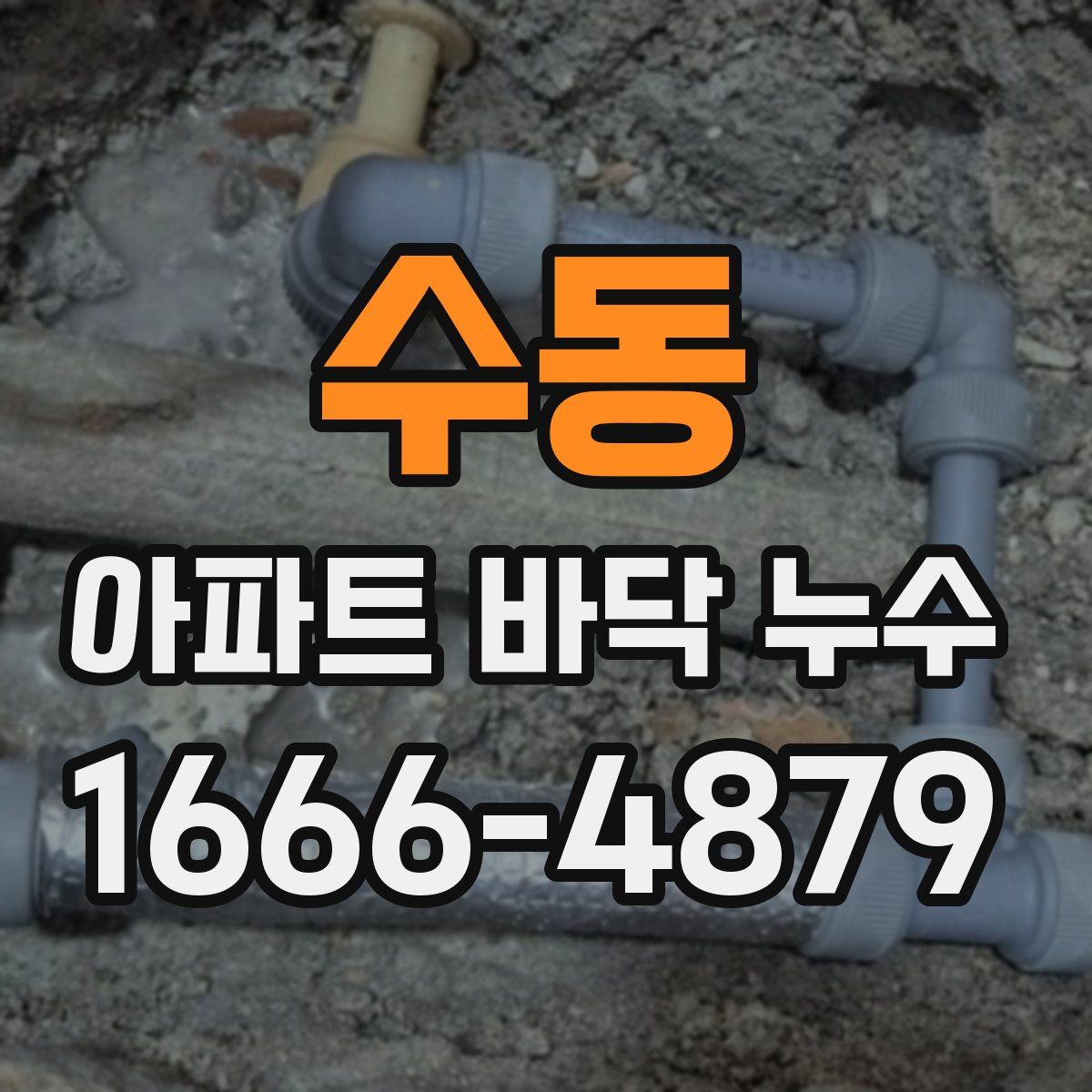 수동 아파트 바닥 누수
