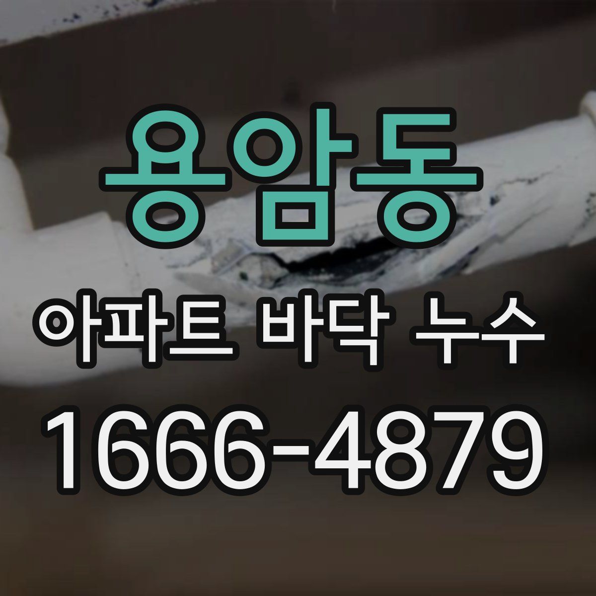 용암동 아파트 바닥 누수