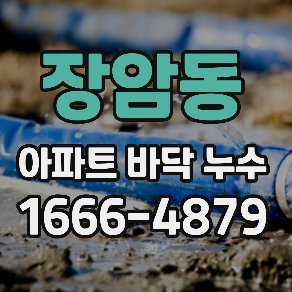 장암동 아파트 바닥 누수