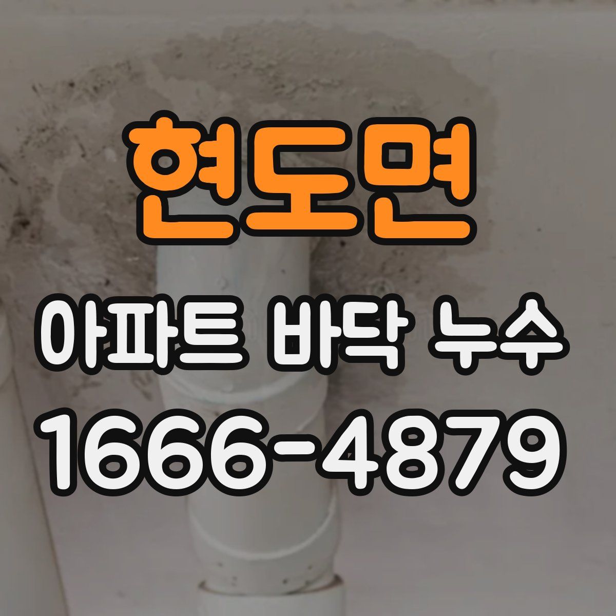 현도면 아파트 바닥 누수