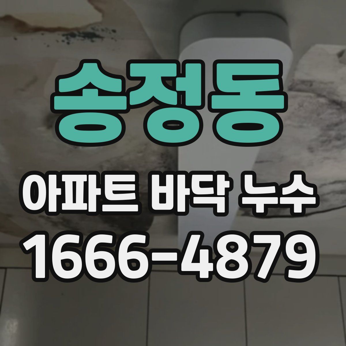 송정동 아파트 바닥 누수