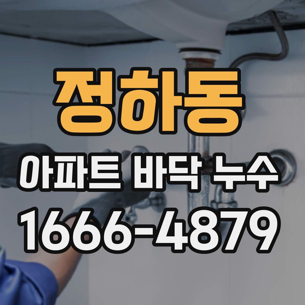 정하동 아파트 바닥 누수
