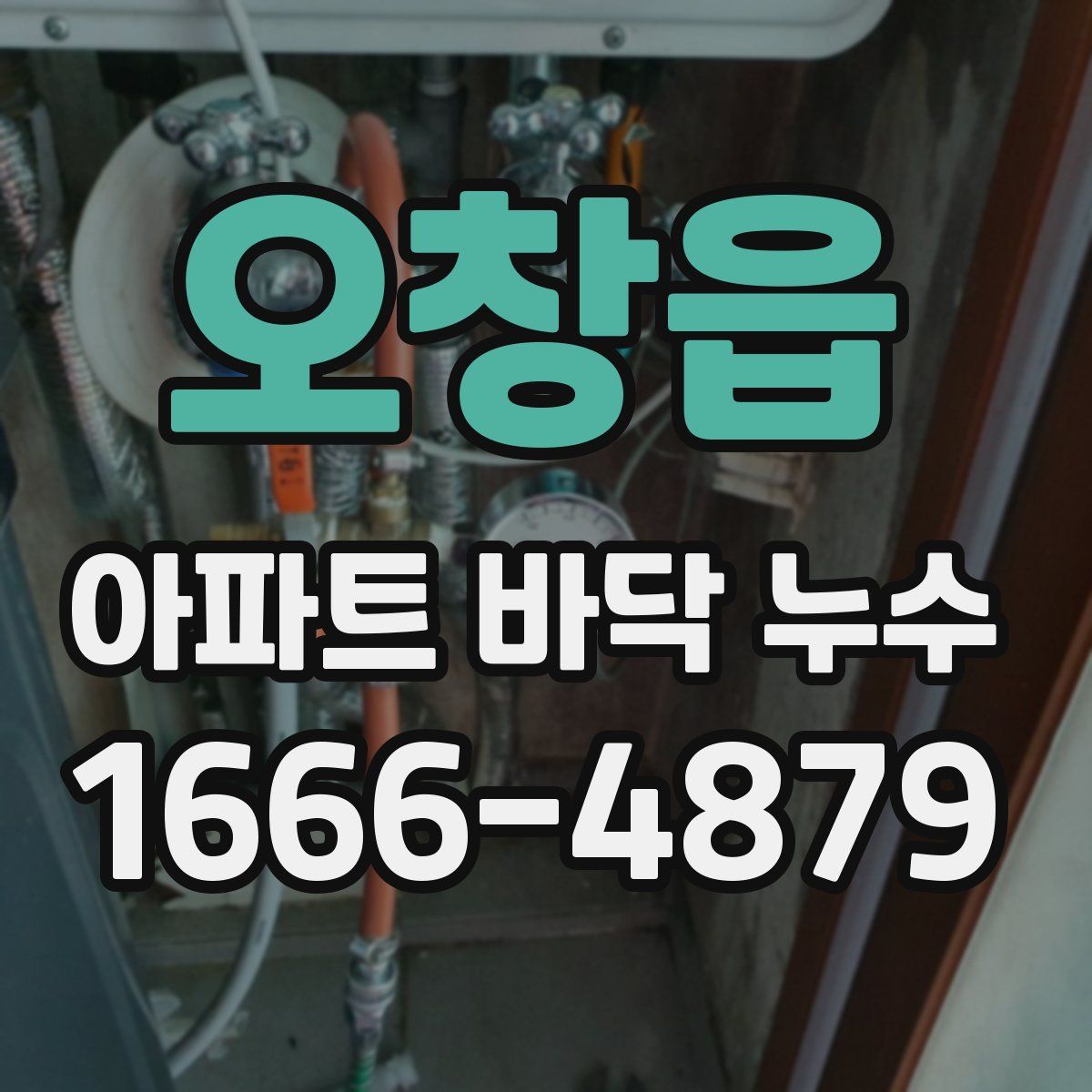 오창읍 아파트 바닥 누수