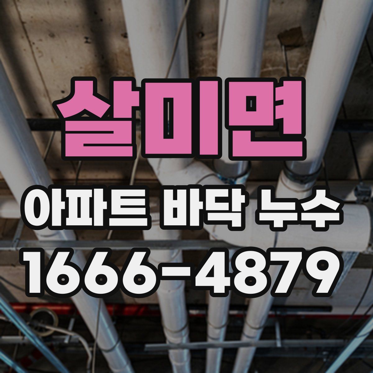 살미면 아파트 바닥 누수